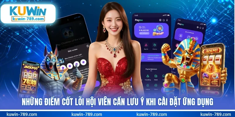 Những điểm cốt lõi hội viên cần lưu ý khi cài đặt ứng dụng