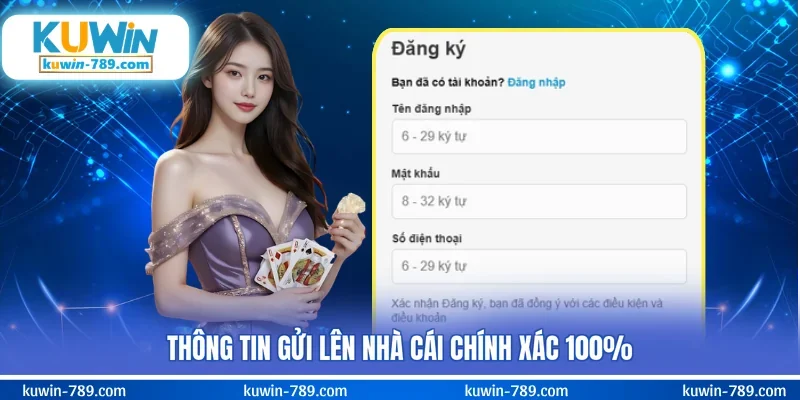 Thông tin gửi lên nhà cái chính xác 100%